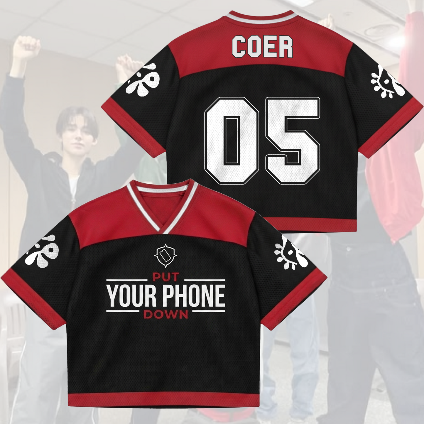 Cortis Tour Put Your Phone Down Mixed Mesh Jersey Gift For Fans