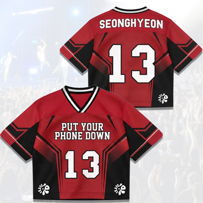 Connected Cortis Tour Put Your Phone Down Mixed Mesh Jersey Fan Edition