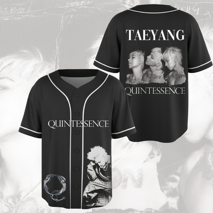 Taeyang Quintessence ALbum Big Bang Concert Baseball Jersey
