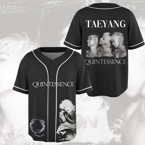 Taeyang Quintessence ALbum Big Bang Concert Baseball Jersey