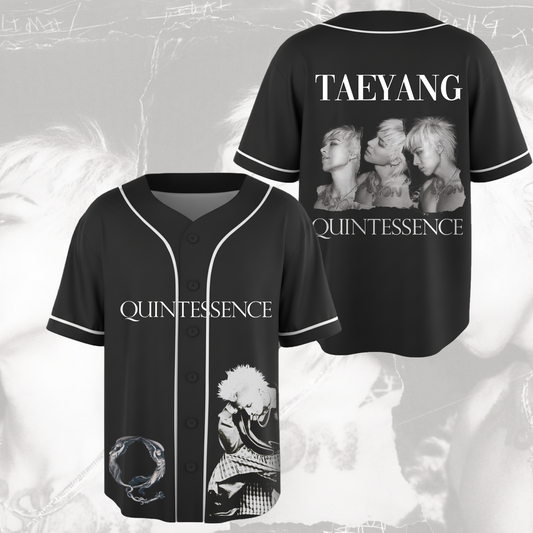 Taeyang Quintessence ALbum Big Bang Concert Baseball Jersey