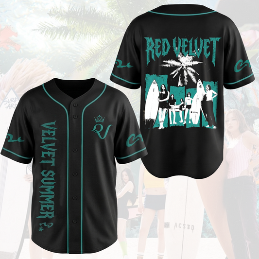 Red Velvet Come Back Velvet Summer Album Baseball Jersey Gift For Fans