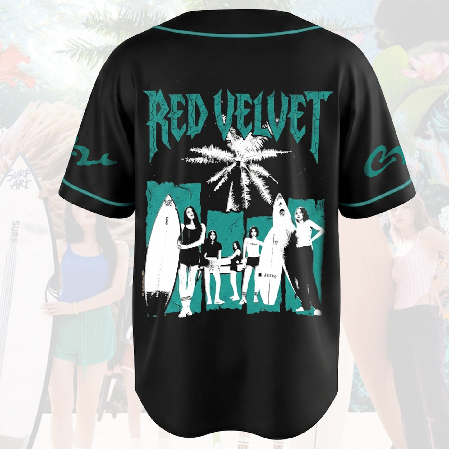 Red Velvet Come Back Velvet Summer Album Baseball Jersey Gift For Fans