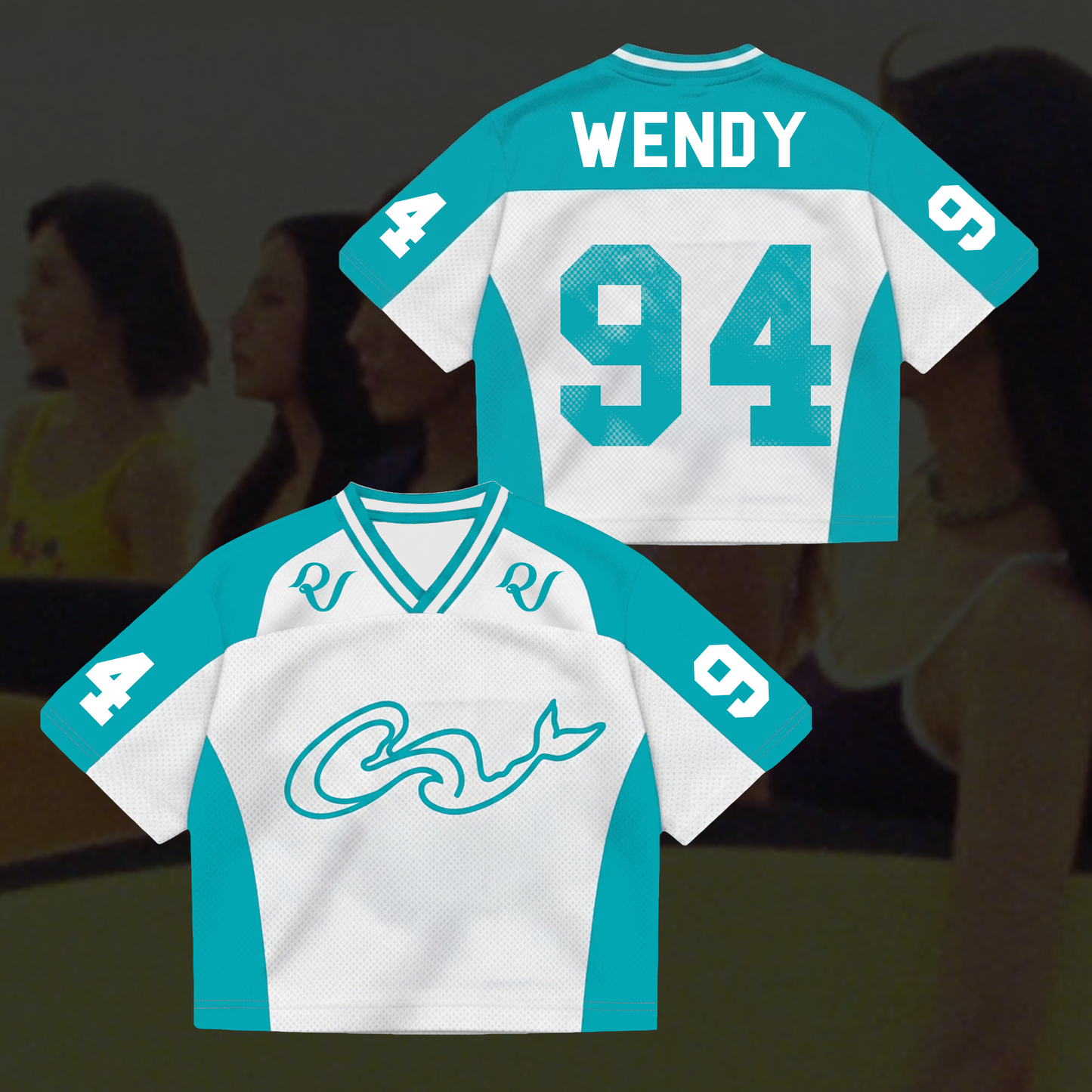 Velvet Summer Red Velvet Come Back Mixed Mesh Jersey Fan Edition