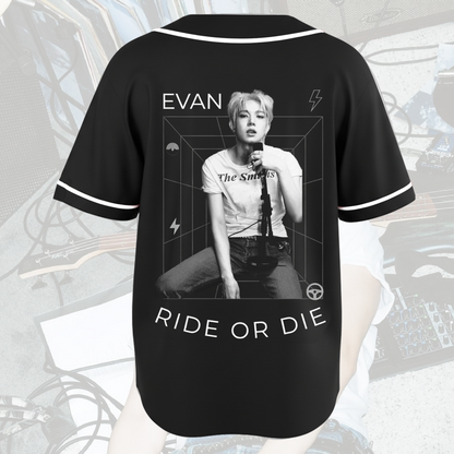 Evan Ride Or Die Enhypen Heeseung Baseball Jersey Gift For Fans