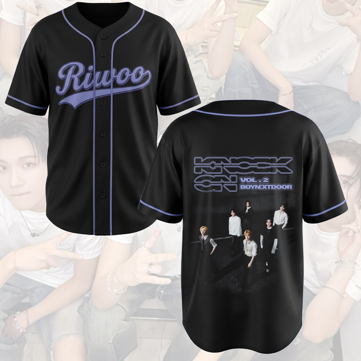 Boynextdoor Knock On Vol 2 World Tour Baseball Jersey Gift For Fans