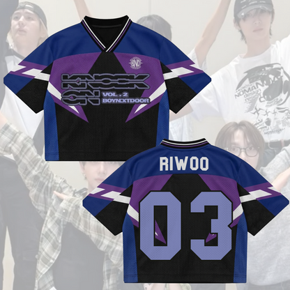 Boynextdoor Knock On Vol 2 World Tour Album Mix Mesh Jersey Edition