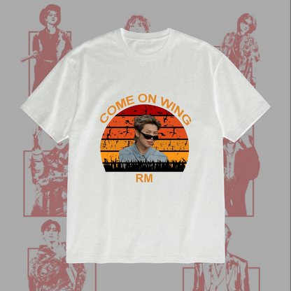 Vintage Bangtan BTS Hot Meme Come On Wing Shirt Gifts For Fan