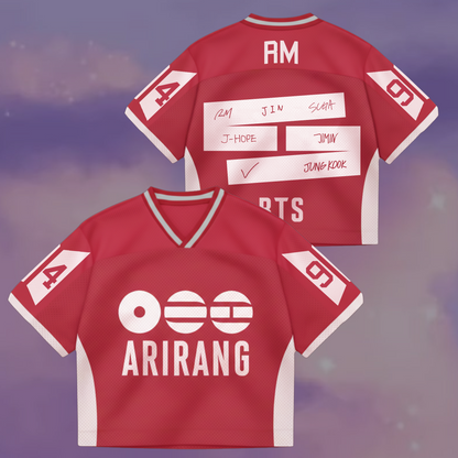 BTS The 5th Album ARIRANG World Tour Mixed Mesh Jersey