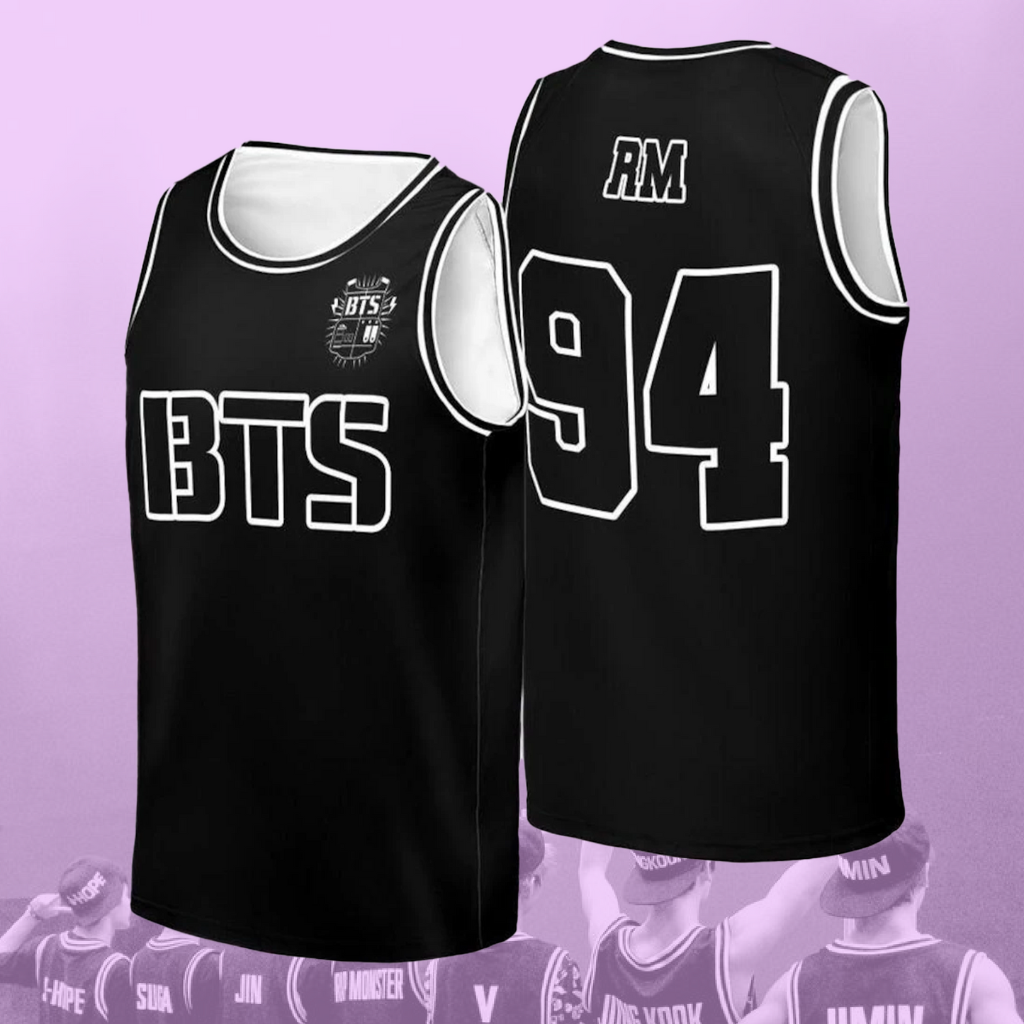 BTS Uniform Sleeveless Jersey Tank Top