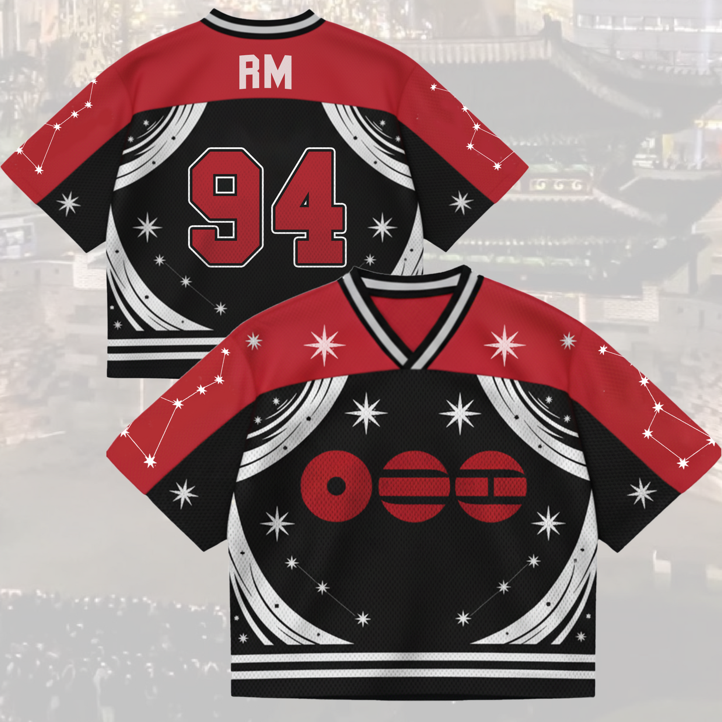 The Big Dipper BTS World Tour Mixed Mesh Jersey Gift For Fans