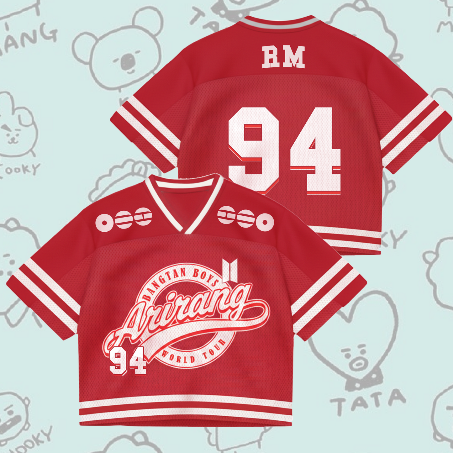 BTS 2026 Arirang World Tour Mixed Mesh Jersey