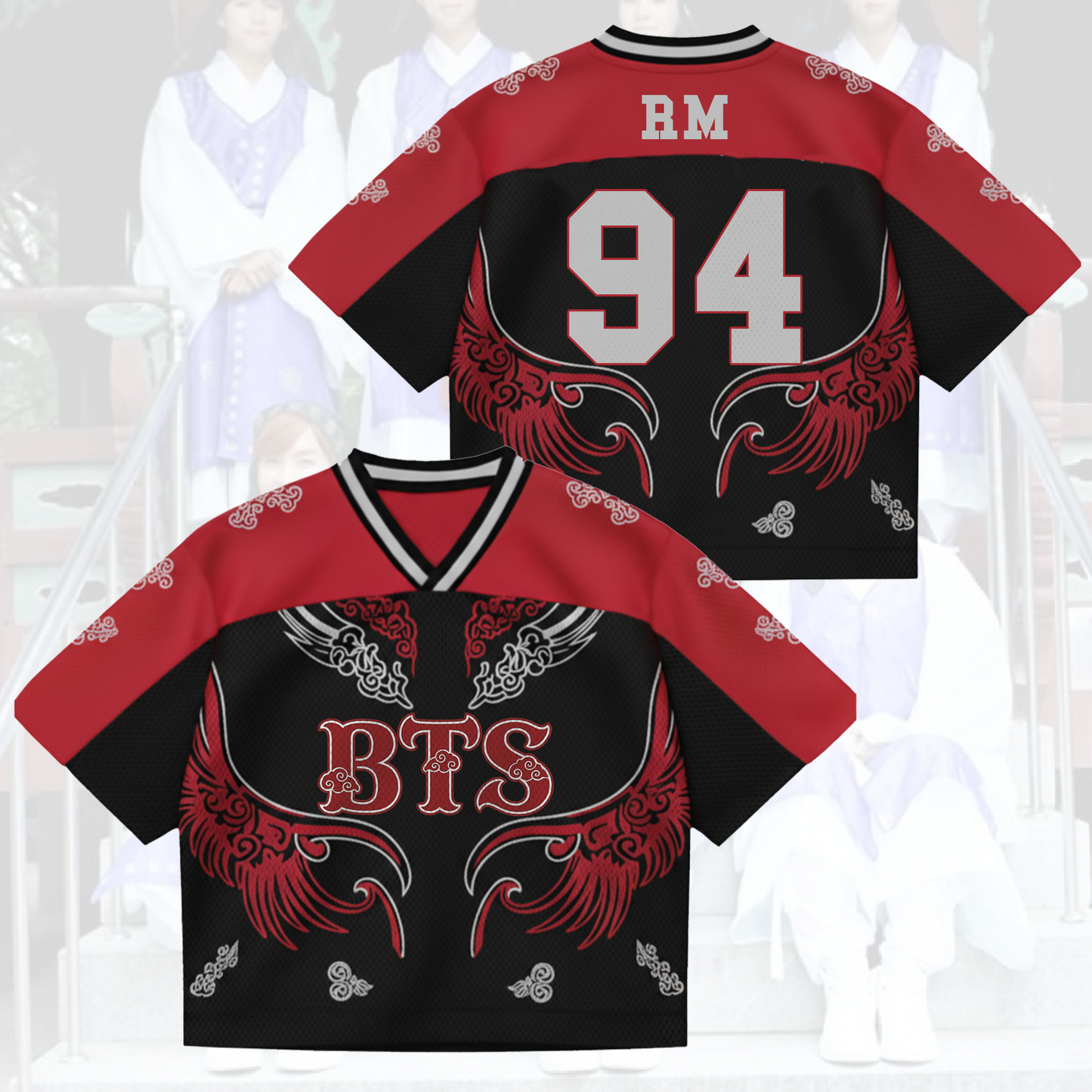 BTS Arirang World Tour Mixed Mesh Jersey Gifts