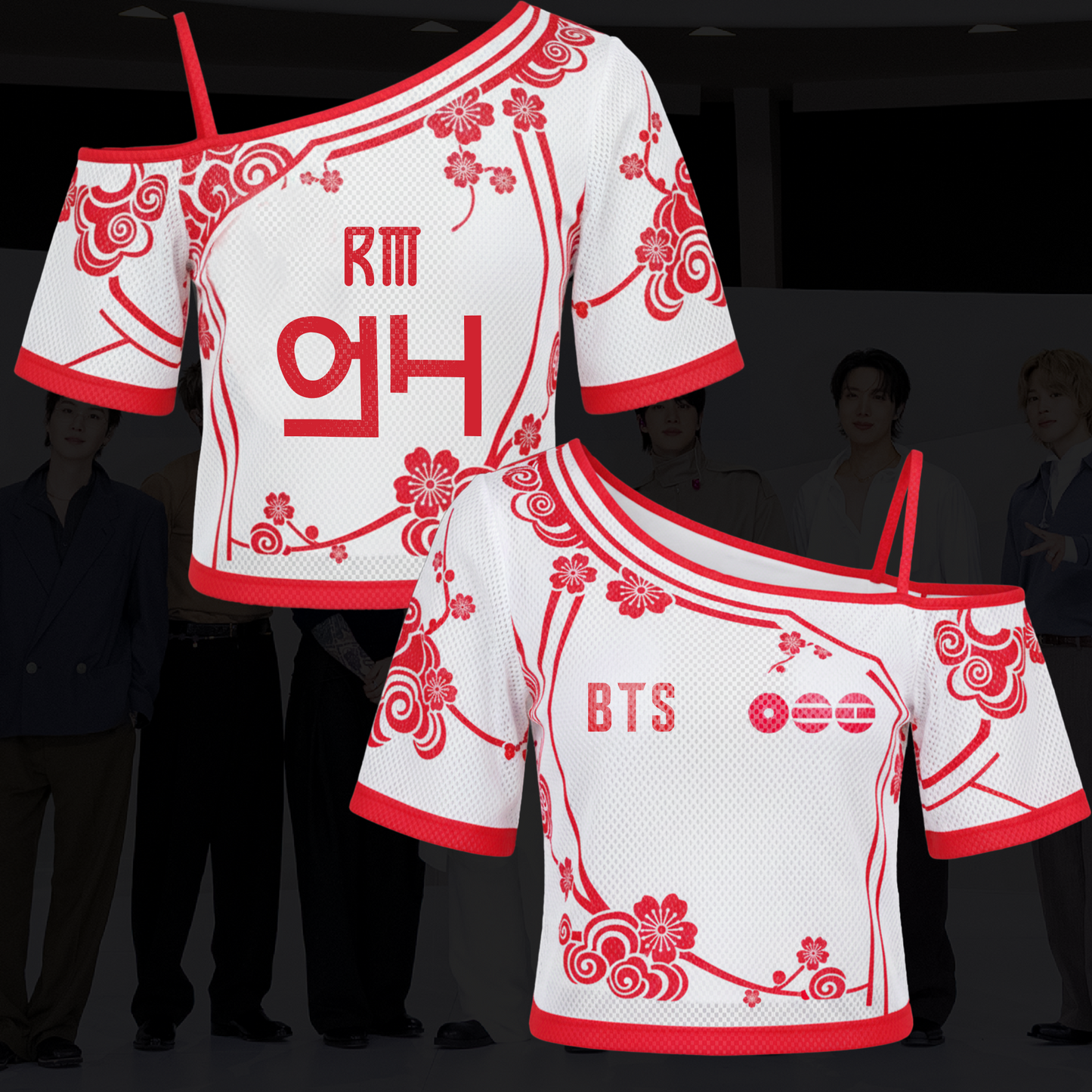 BTS Heritage Journey World Tour Off Shoulder Mesh Gift For Fans