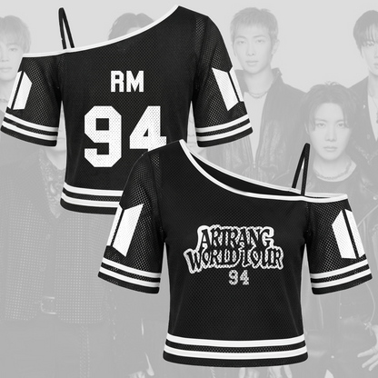 Bangtan Mature Girl Arirang World Tour Off Shoulder Mesh Gift For Army