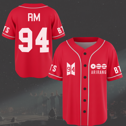 BTS World Tour Arirang Baseball Jersey