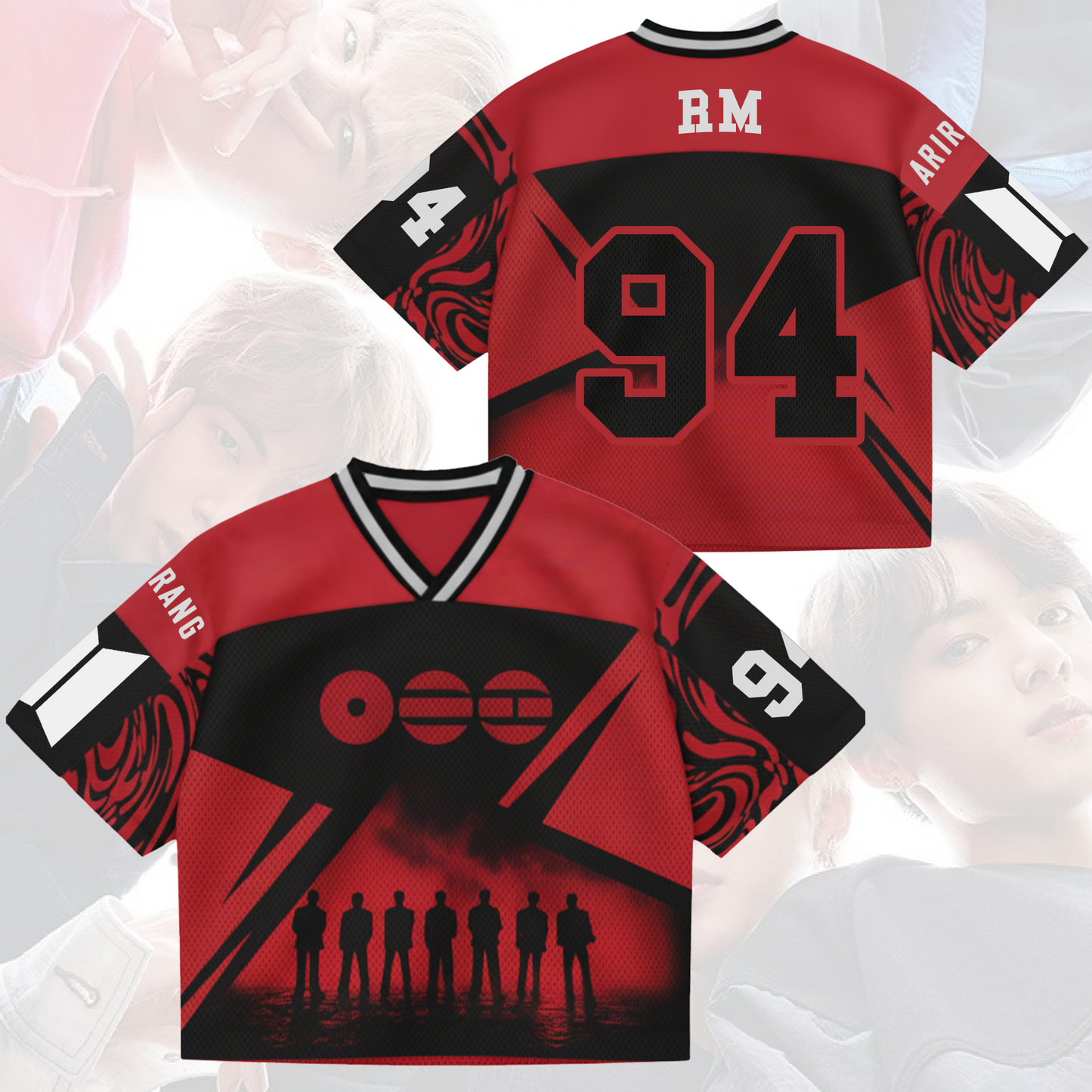 Gigantic Arirang BTS 2026 World Tour Mixed Mesh Jersey Gifts