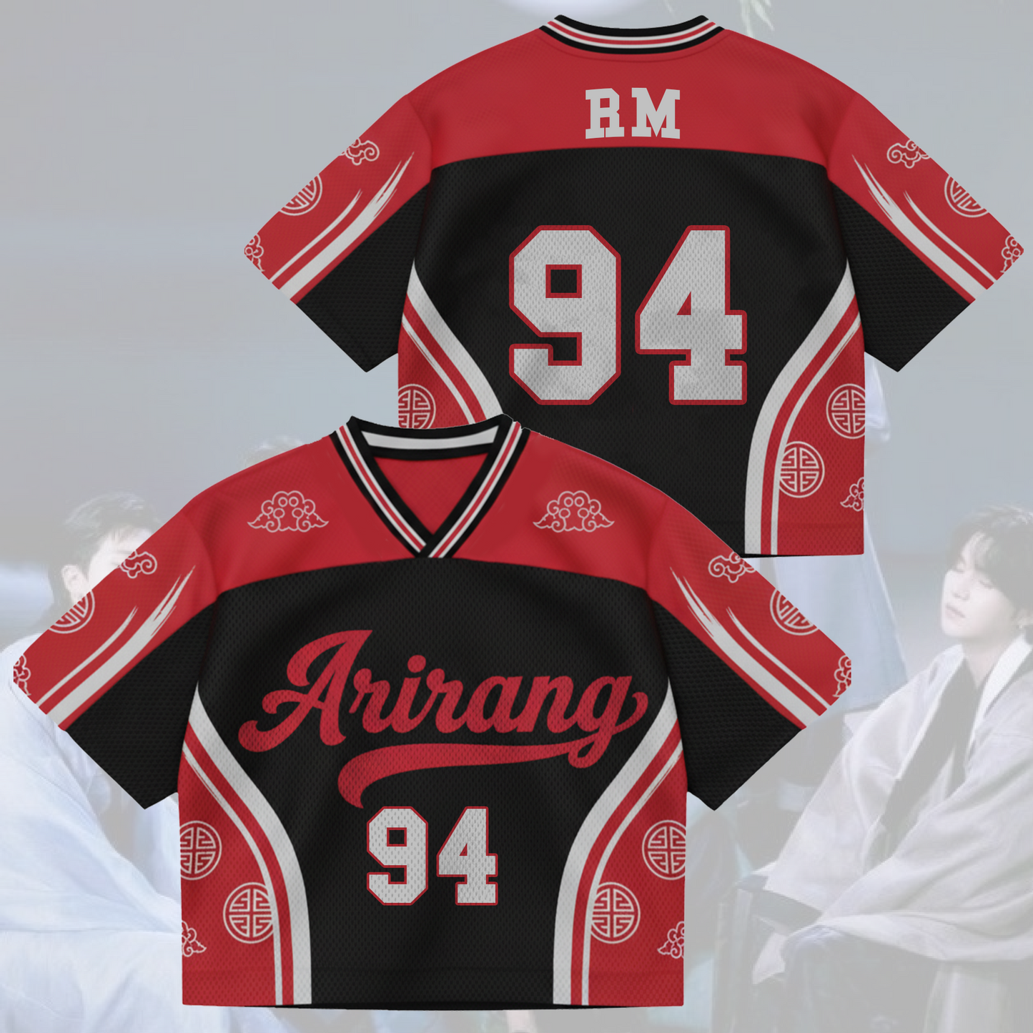 Arirang Album Mixed Mesh Jersey Gifts For Lovers