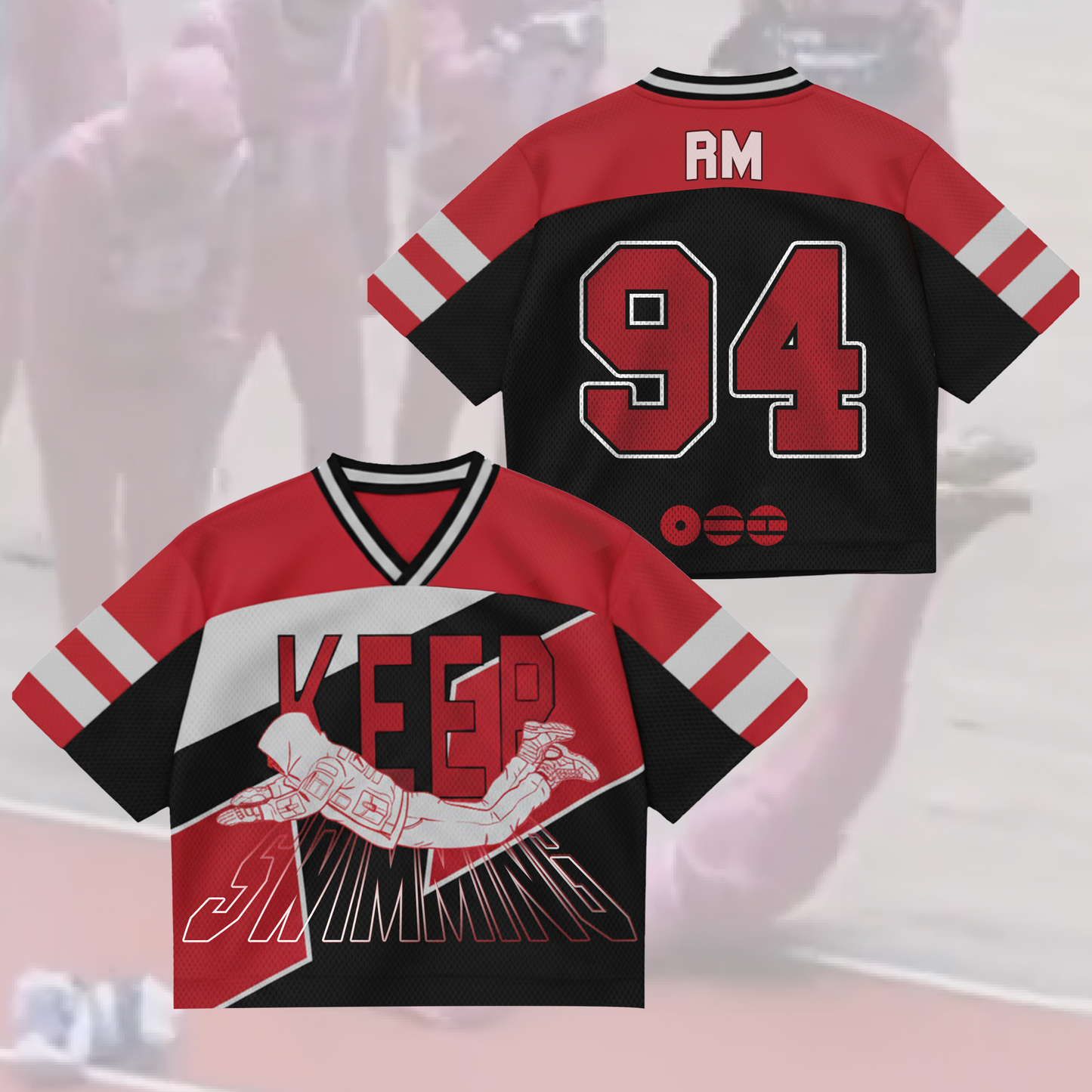 The Deep Enders Keep Swimming BTS World Tour Mixed Mesh Jersey Gift For Fans
