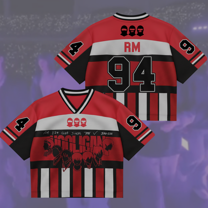 Stage Crasher BTS Hooligan World Tour Mixed Mesh Jersey