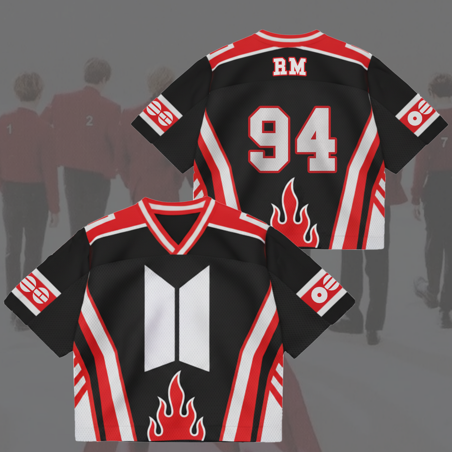 Triumphant Arirang Album Concert Mixed Mesh Jersey