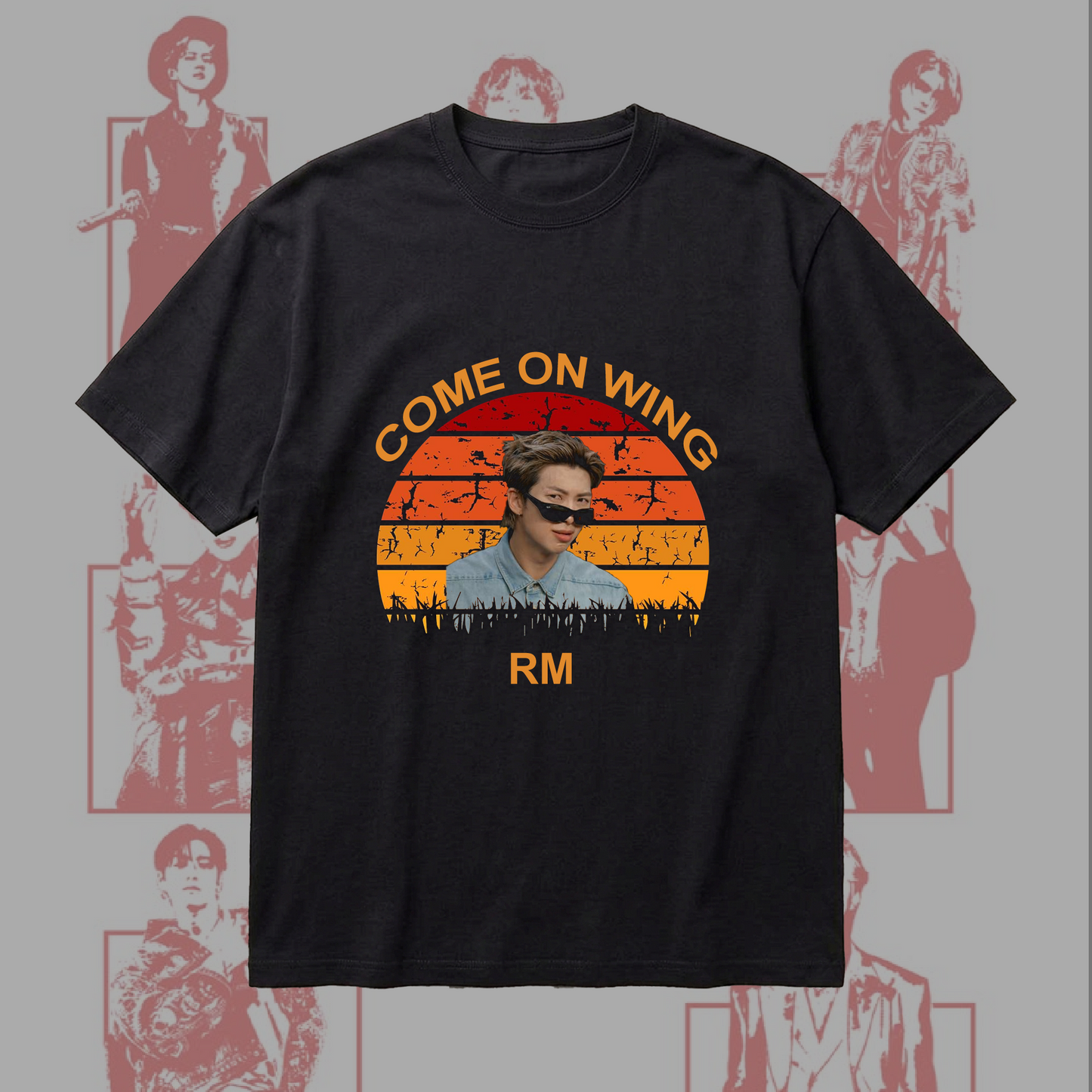 Vintage Bangtan BTS Hot Meme Come On Wing Shirt Gifts For Fan