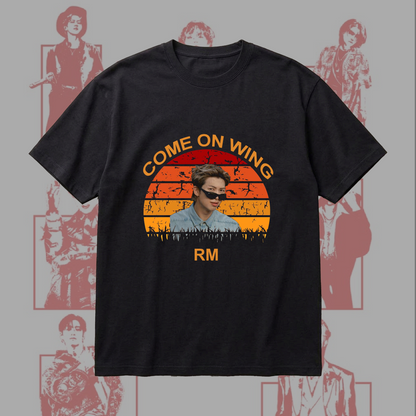 Vintage Bangtan BTS Hot Meme Come On Wing Shirt Gifts For Fan
