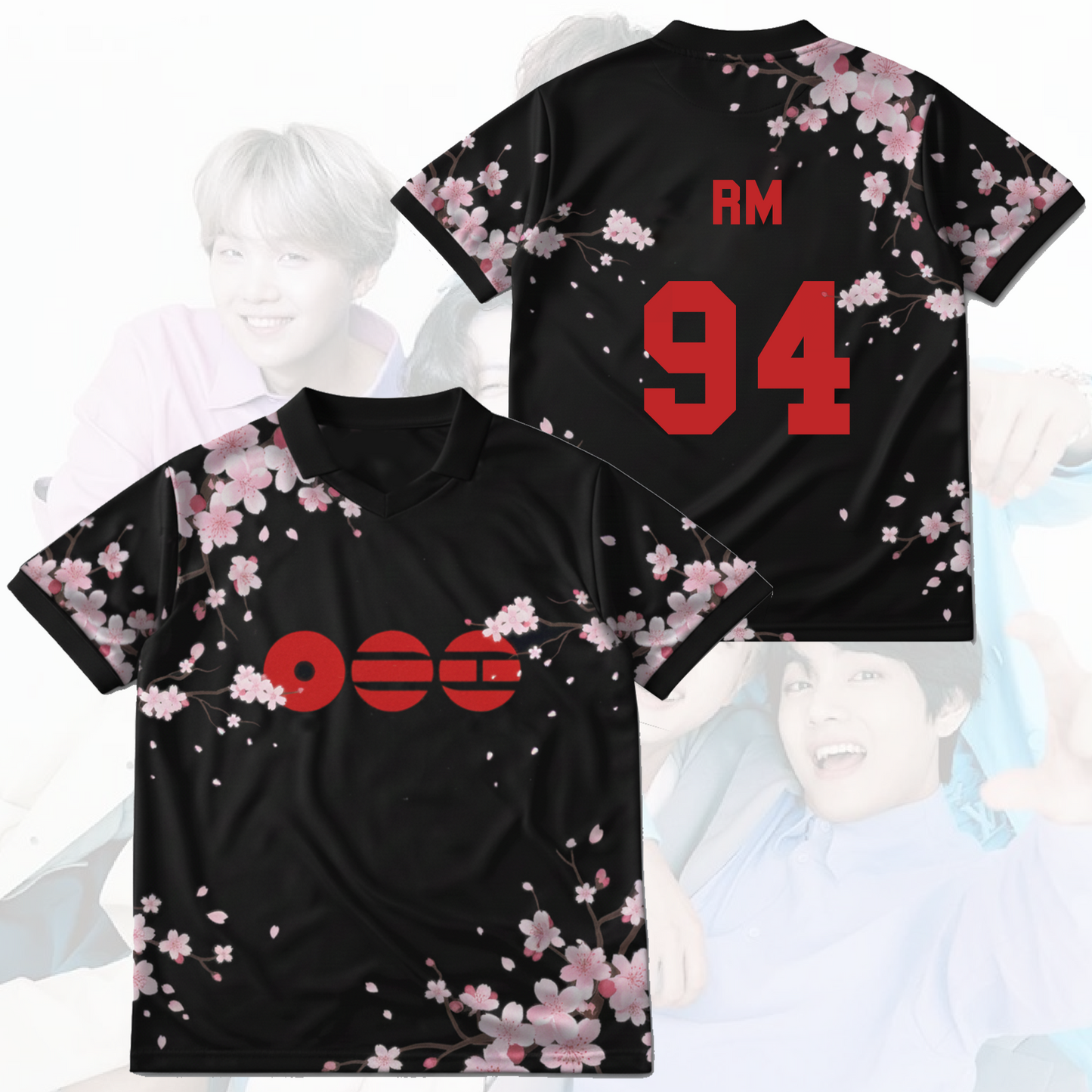 BTS Sakura World Tour Winged Neck Baseball Shirt Gift For Army