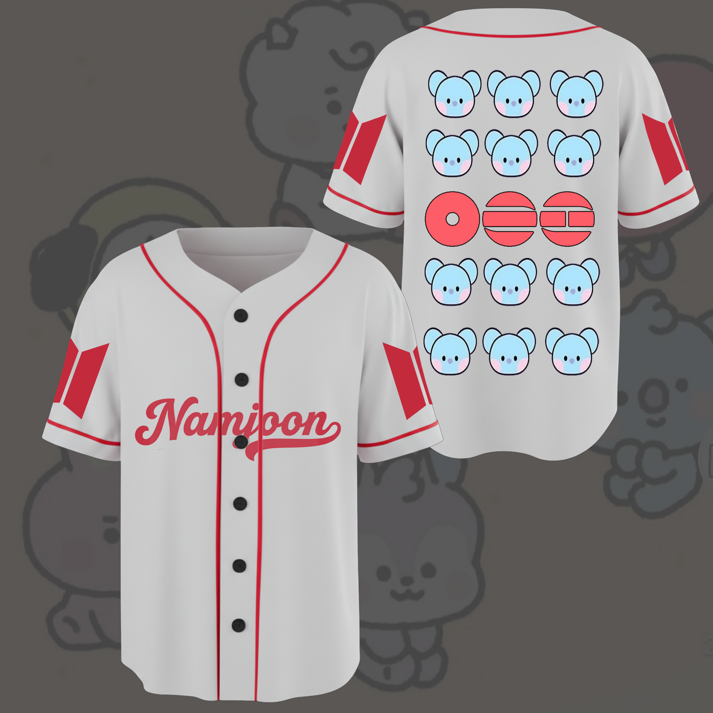 Arirang BTS BT21 World Tour Baseball Jersey