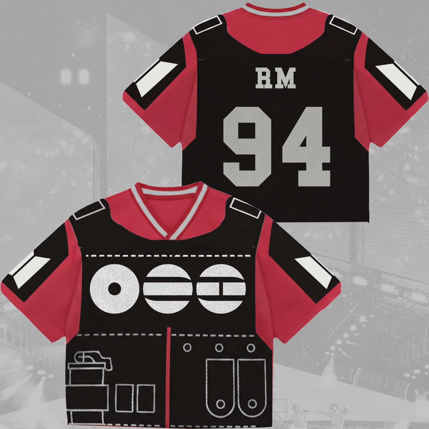 Comeback Album Bulletproof BTS Mixed Mesh Jersey ARMY Gifts