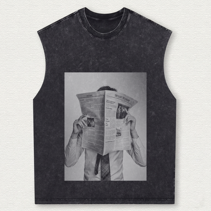 BTS Team Tour Vintage Washed Tank Top Gift For Army