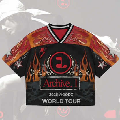 WOODZ Archive 1 World Tour Mixed Mesh Jersey Gift For Fans