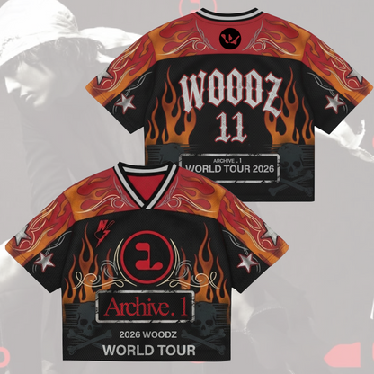 WOODZ Archive 1 World Tour Mixed Mesh Jersey Gift For Fans