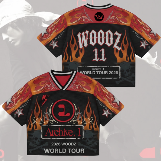 WOODZ Archive 1 World Tour Mixed Mesh Jersey Gift For Fans