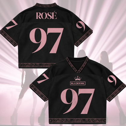Exclusive Blackpink 10th Anniversary Mixed Mesh Jersey Gift For Fans