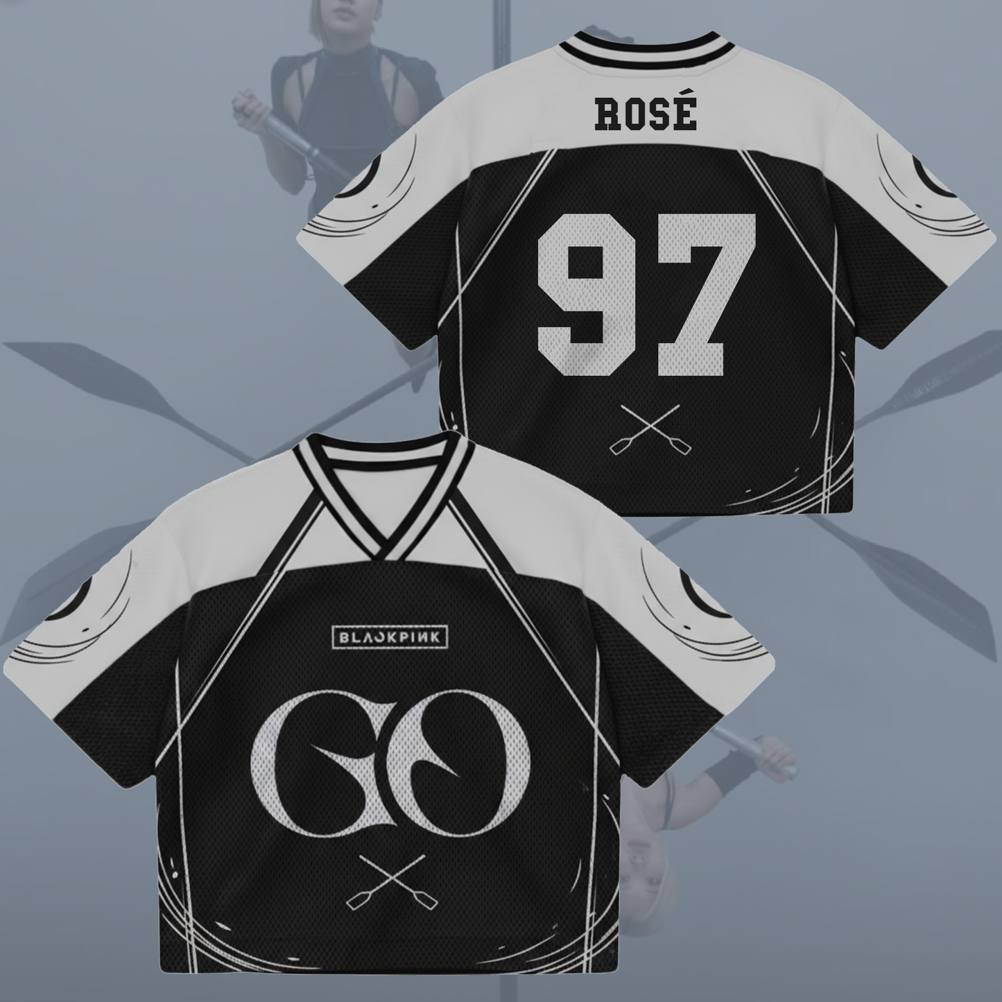 Epic BLACKPINK Go Song New Album Mixed Mesh Jersey