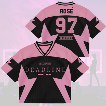 Black Pink Deadline Album Mixed Mesh Jersey Gift For Lovers