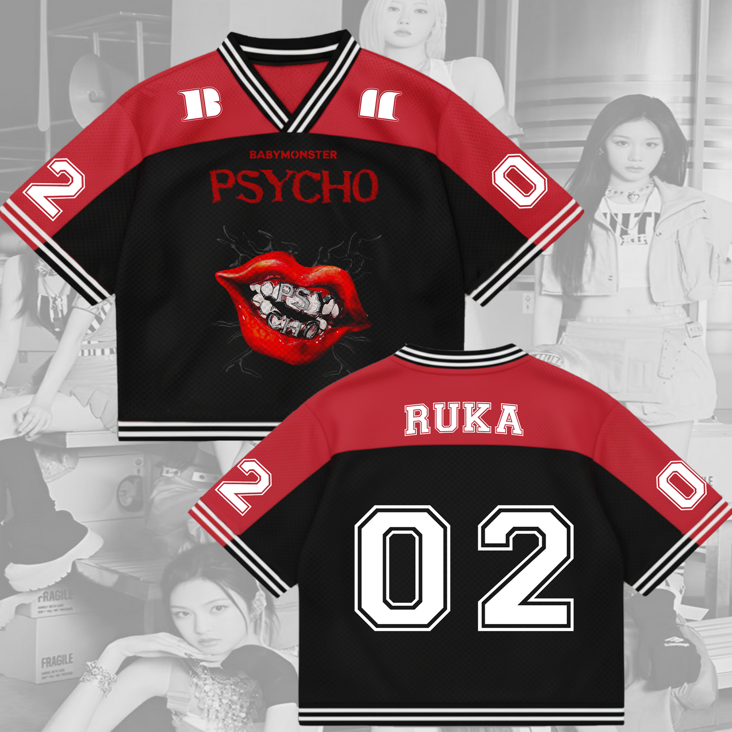 Babymonter PSYCHO Mixed Mesh Jersey Football