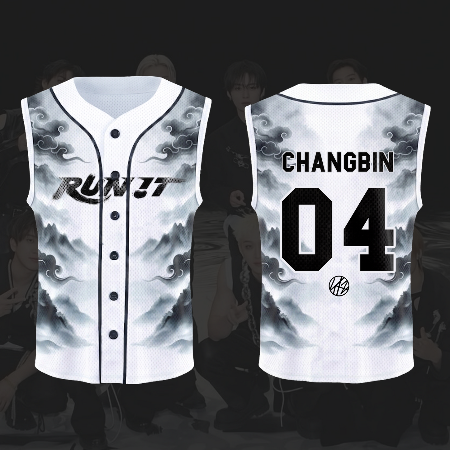 Unique Stray Kids Run It World Tour Smoke Sleeveless Mesh Baseball Jersey Gift For Stay