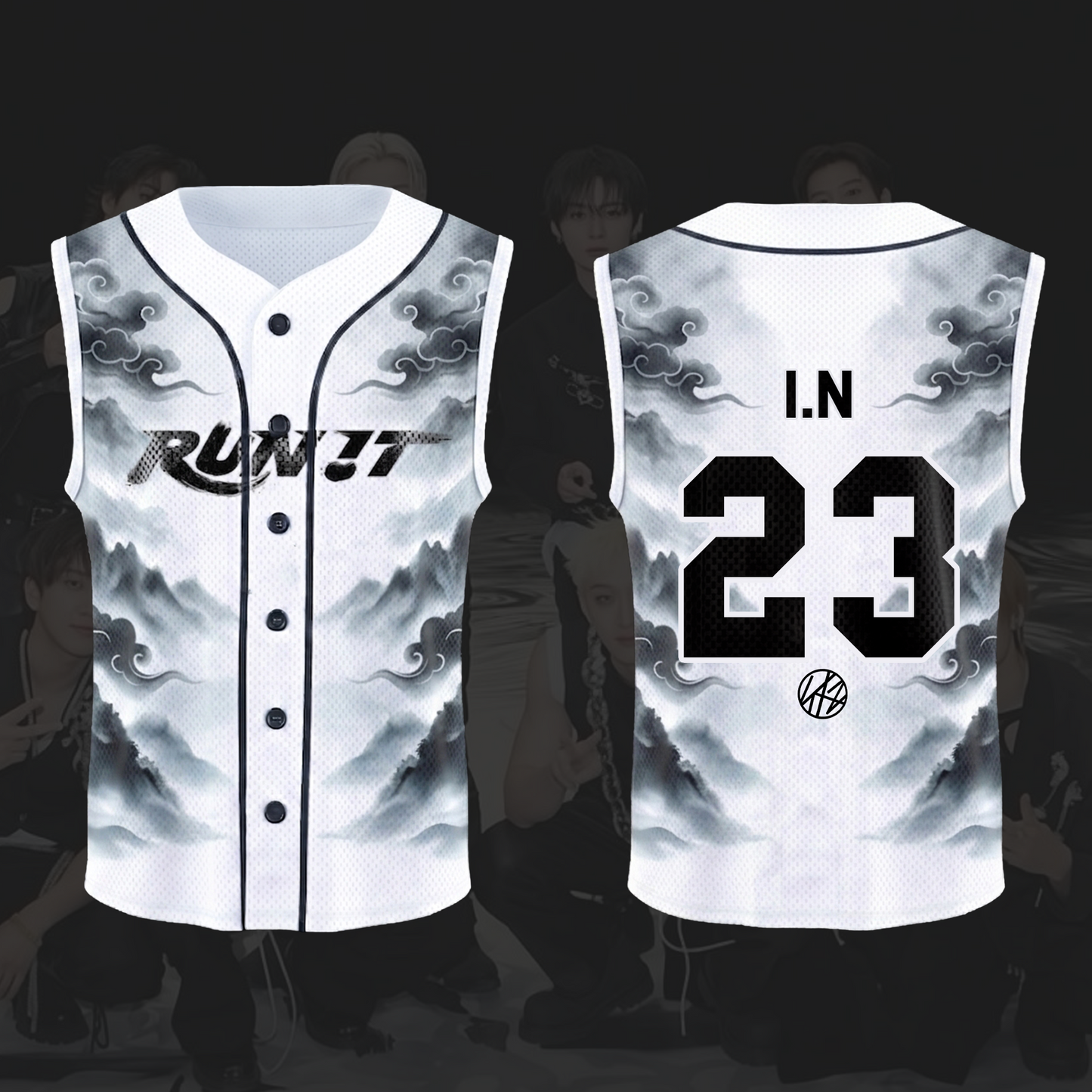 Unique Stray Kids Run It World Tour Smoke Sleeveless Mesh Baseball Jersey Gift For Stay