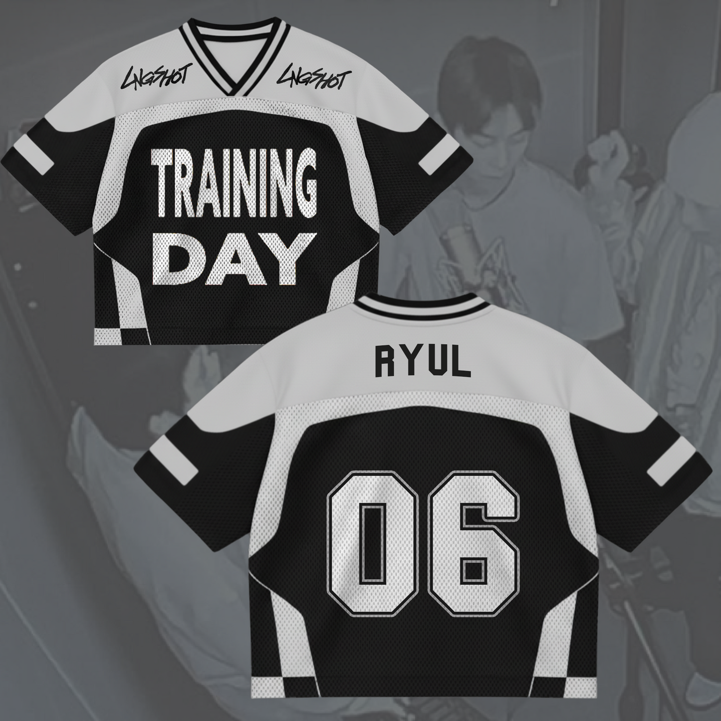 Training Day LNGSHOT Album Mixed Mesh Jersey Gifts