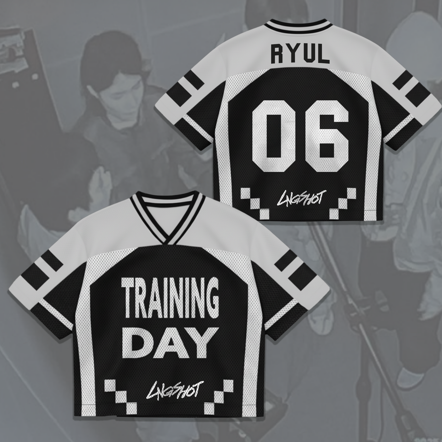 LNGSHOT Training Day Album Mixed Mesh Jersey