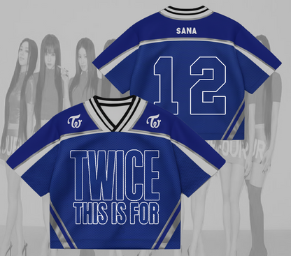 Twice Queen This Is For Tour Mixed Mesh Jersey Gift For Fans