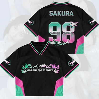 Epic LE SSERAFIM Made My Night Mixed Mesh Jersey Pureflow Tour Gift for Fans