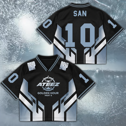 Chic Drip ATEEZ Golden Hour Part 6 Mix Mesh Jersey Gifts For Fans
