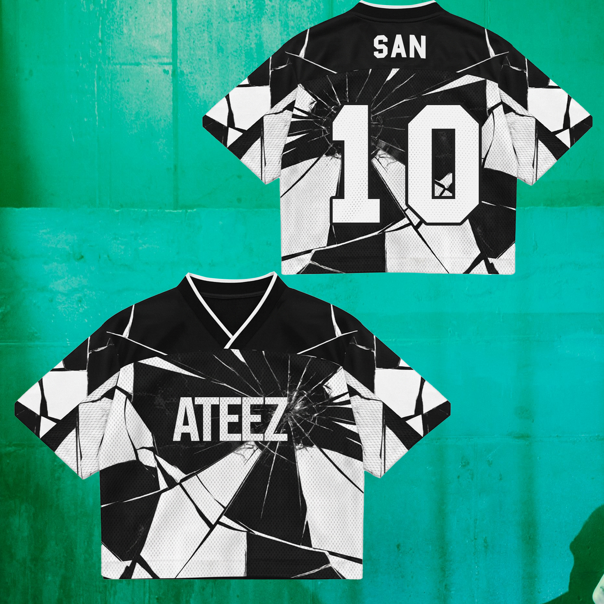 ATEEZ Golden Hour Part 5 Mixed Mesh Jersey Fan Edition (Bad)