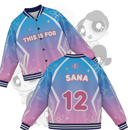 WAVESTEEᵀᴹ The Dual Aura Twice This is For Tour Piece Baseball Jacket