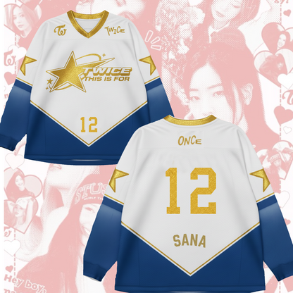 WAVESTEEᵀᴹ Twice Once Squad World Tour 2 Mesh Splicing Long Sleeved