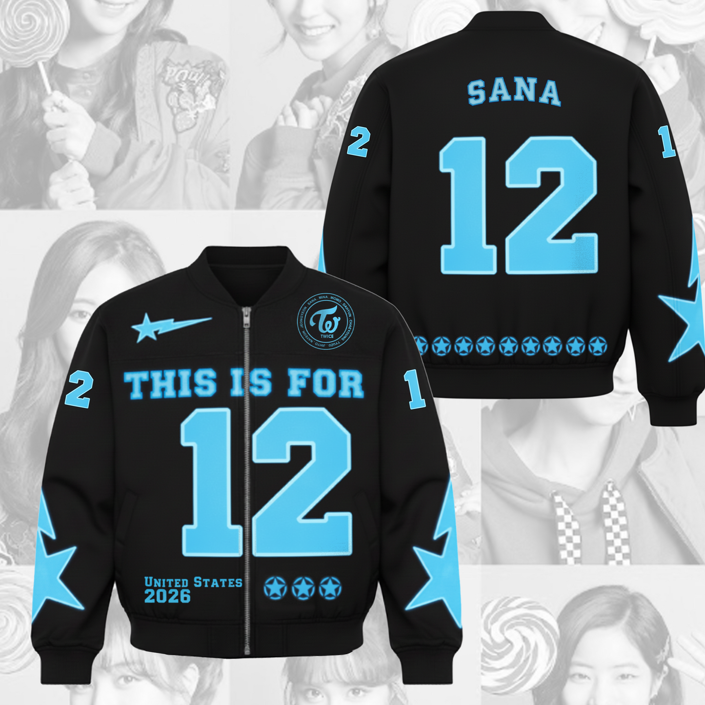 WAVESTEEᵀᴹ This Is For Tour United State 2026 Bomber Jacket