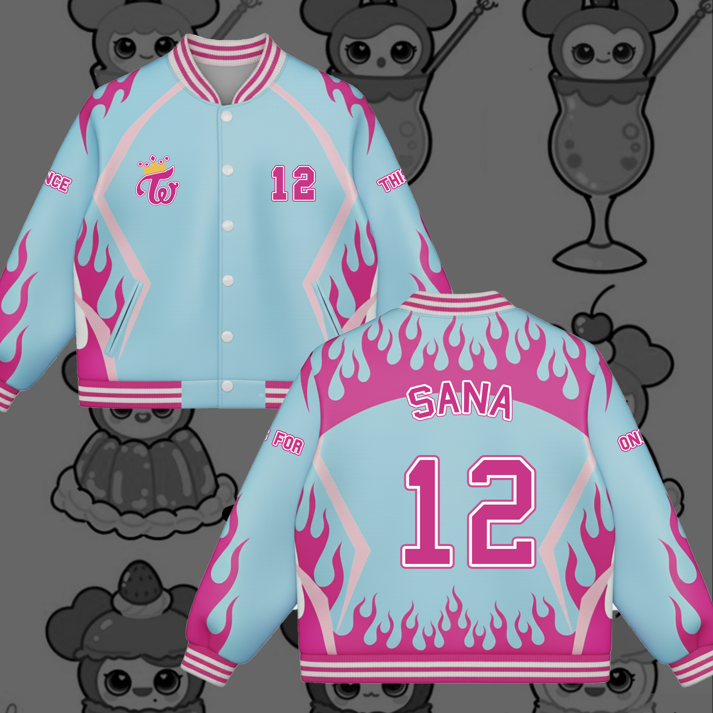 WAVESTEEᵀᴹ This is Four Tour Baseball Jacket Twice Winter Collection